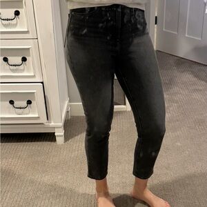 Banana Republic Dark Grey High Rise Ankle Jeans